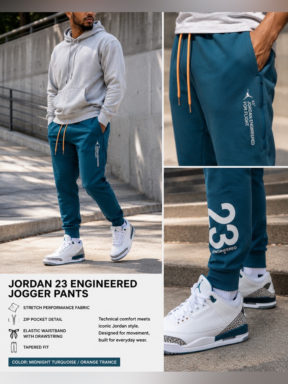 Air Jordan 23 Engineered Fleece Jogger Pants